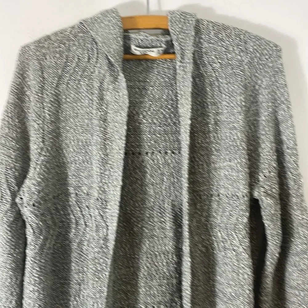 Abercrombie & Fitch Kids Gray Knit Open Cardigan/Duster w Hood Size 15/16 - Picture 4 of 6